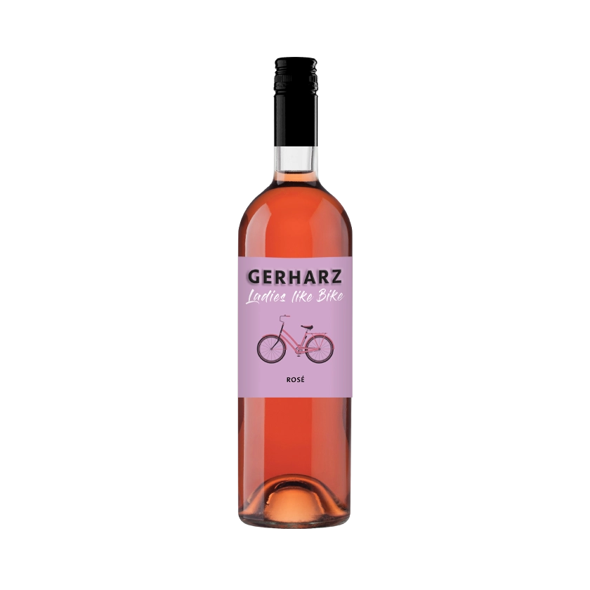 rose fahrräder lagerverkauf Rosé LADIES LIKE BIKE trocken – gerharz-weinerlebnis